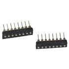 5 Pcs Black DIP Switch 2.54mm Pitch On Off Dip Switch  Circuit, Breadboards