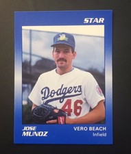 1989 Star Vero Beach Dodgers Jose Munoz #18