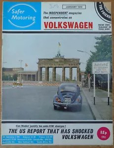 Safer Volkswagen VW Motoring magazine January 1972 NSU Audi factory RAC Rally - Imagen 1 de 1