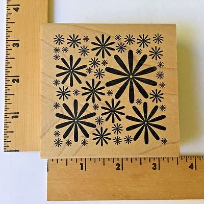 Carimbos de borracha JudiKins - Daisy Block 3301G - NOVO - Imagem 1 de 3