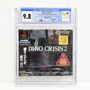 * SEALED CGC 9.9 A++ Graded OBI * Dino Crisis 2 Sony Playstation PS Not VGA WATA - Picture 1 of 2