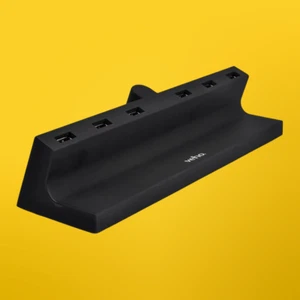 Veho Desktop 6-portowy koncentrator ładowania USB - czarny - Zdjęcie 1 z 8