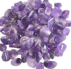 New Cape Amethyst 3x Tumbled Stones 20mm Med Healing Crystal Reiki Weight Loss - Picture 1 of 6