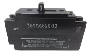 (2 PACK) Disyuntor Westinghouse E1020 1P 20A 277V (SIN USAR PANEL SACAR) - Imagen 1 de 1