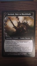Magic The Gathering Card - Korlash, Heir to Blackblade - Future Sight