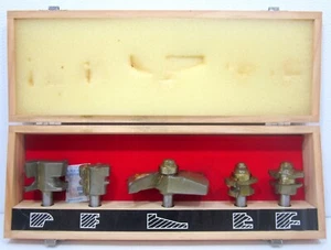 NEW Carb Tech 5 Piece Door Making Router Bits Raised Panels Cabinetry CT1452K - Picture 1 of 7