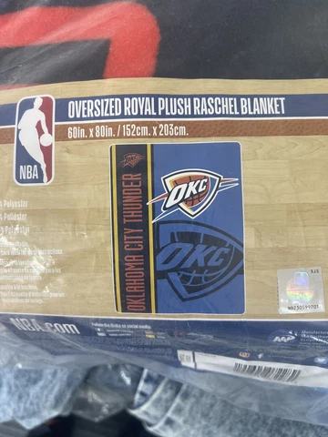 NBA Team Oklahoma City Thunder Blanket size 60x80" Cover