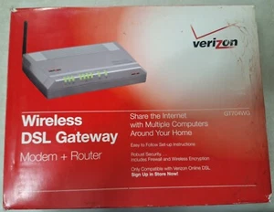 VERIZON Wireless DSL Gateway Modem + Router Model GT704WG (NOS) Open Box - Afbeelding 1 van 5