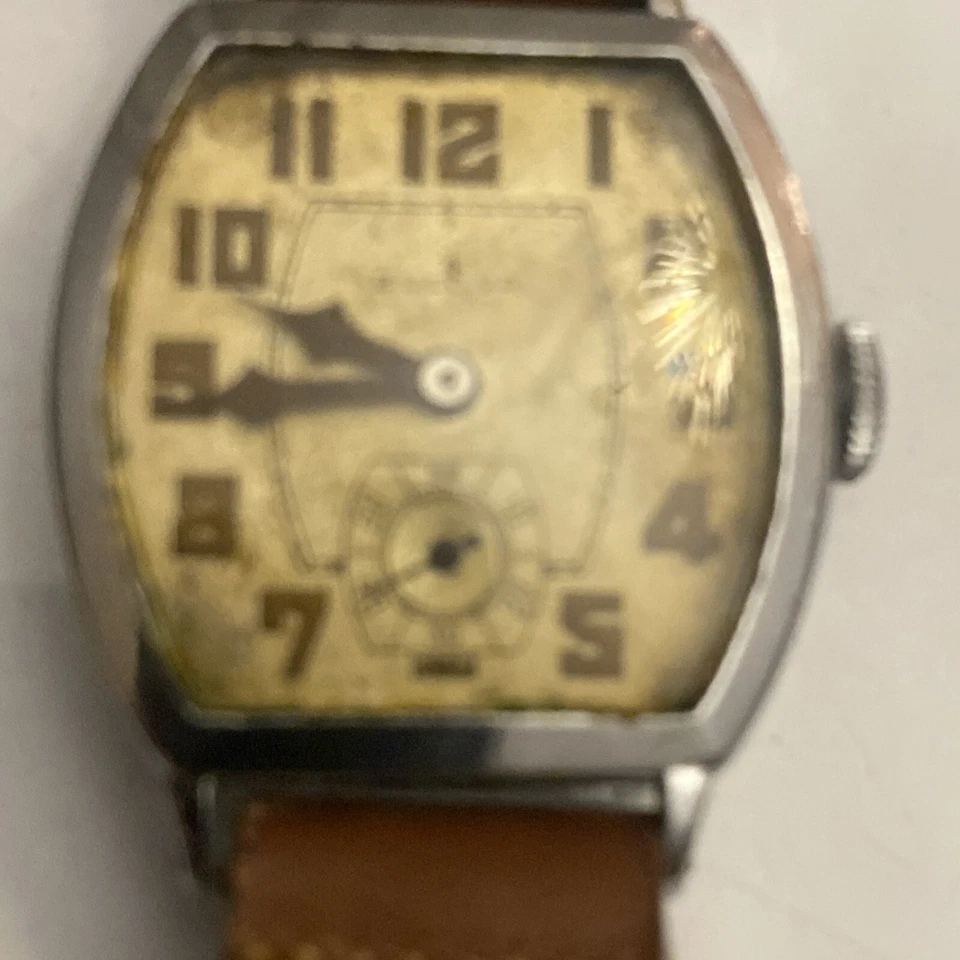 RELOJ TANQUE BULOVA ART DECO 10AN 1927 15 JOYAS MECÁNICO 14k RGP CAJA DE LUJO Foto 1 de 4