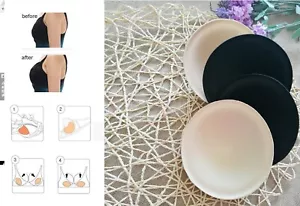 Reino Unido Mujeres Bikini Sujetador Extraíble Almohadillas para el pecho Insertos Potenciador Espuma Esponja Traje de baño - Imagen 1 de 3