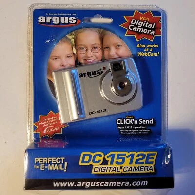 Cámara digital Argus DC1512E NUEVA EN CAJA Click N Enviar cámara web Foto 1 de 4
