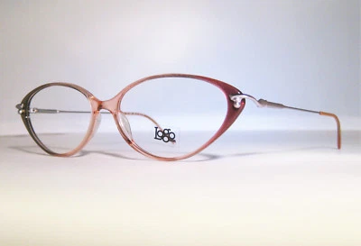 ВИНТАЖНЫЙ ЛОГОТИП PARIS ПРОЗРАЧНЫЙ РОЗОВЫЙ И БОРДОВЫЙ ЖЕМЧУГ (ISH) ОПРАВЫ ОЧКОВ NOS ФРАНЦИЯ - Изображение 1 из 4