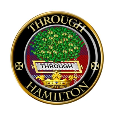 Insignia prendedor de clan escocés Hamilton Foto 1 de 2