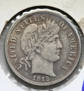 1913 Friseur Dime - Bild 1 von 2