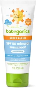 Menge 3 Babyganics LSF 50 Mineralische Sonnenschutzlotion 6 flüssige Unzen BESCHREIBUNG LESEN. - Bild 1 von 5