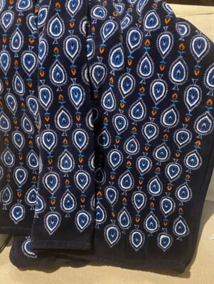 Vera Bradley Marrakesh Motif Blanket Plush Soft Throw or Lap 50x80 Retired EUC - Image 1 of 4