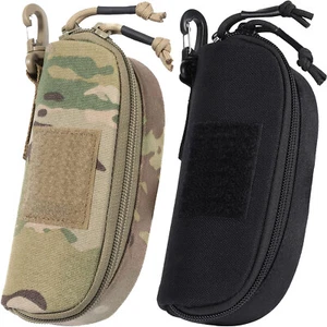 Tactical Zipper Eyeglasses Box Hard Case Shockproof Protective Sunglasses Pouch - Picture 1 of 15