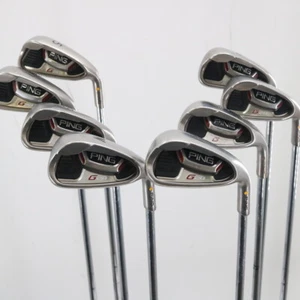 Ping G20 Iron Set 5-W,U,S Yellow Dot Steel CFS Ping R Regular Flex RH C-149280 - Picture 1 of 13