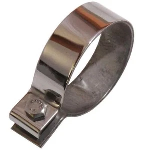 Original BASTUCK Edelstahl Auspuffschelle verstärkt 63mm SCH63 Schelle 6p3-68mm - Afbeelding 1 van 4