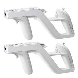 2Pcs Zapper Gun For Nintendo Wii right and left Remote Controller Zapper Gun - Picture 1 of 13