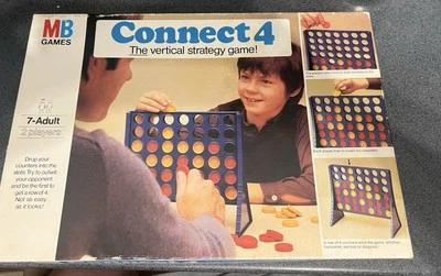 Vintage Connect 4 Four MB Games  1976 - Complete  - Image 1 of 3