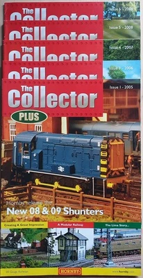 HORNBY COLLECTOR PLUS MAGAZINE - ISSUES 1,3,4,5,6 - 2005-08 VERY GOOD CONDITION - Image 1 of 4