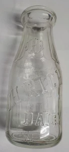 J.H. Rich Dairy geprägte Pint Milchflasche "für die Gesundheit" - Bild 1 von 10
