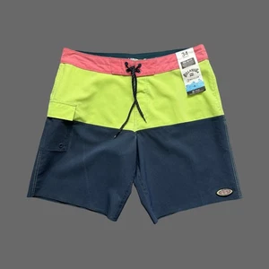 Billabong Fifty50 Panel Pro 19" Boardshorts Taglia 34 Multicolore Nuovo con etichette - Foto 1 di 7