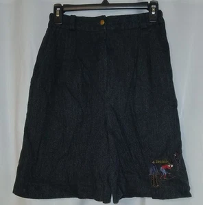 Ivy Club American Sports Goods Girls Shorts Denim Golf Lined Embroidered - Picture 1 of 7