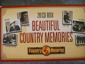 20 CD Album Box Set Beautiful Country Memories 360 Tracks 16 Hrs Great Country - Picture 1 of 24