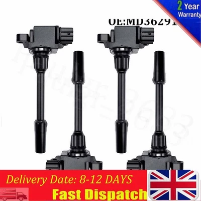 4*Ignition Coil MD362913 for Mitsubishi Carisma Volvo V40 1998 Colt V Space Star - Image 1 of 4