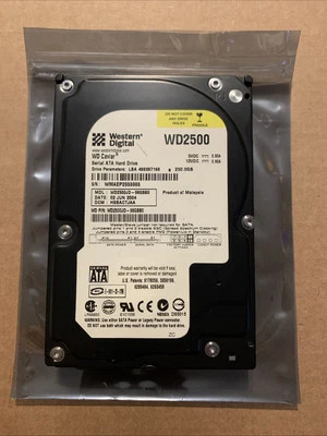 Western Digital  WD2500JD 250gb SATA III 3.5" 250GB INERNAL HARD DRIVE *TESTED* - Image 1 of 4
