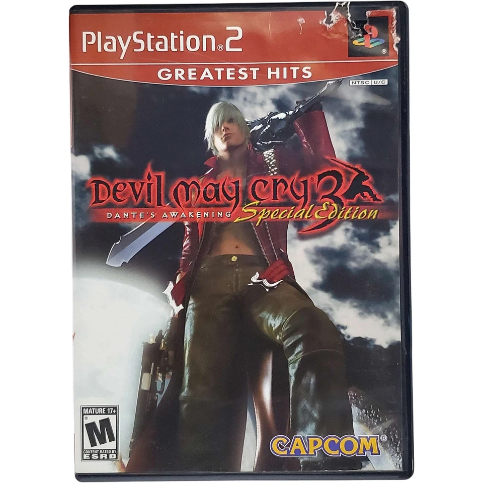 (Wavy Cover Art) Devil May Cry 3 Special Edition Greatest Hits Playstation 2 PS2 - Image 1 of 4