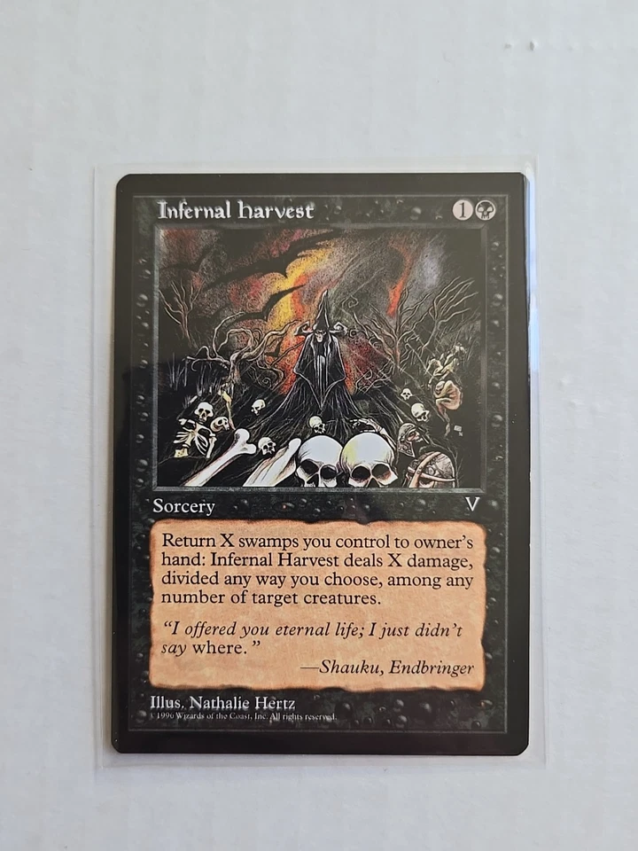 Infernal Harvest - Visions - LP - MTG Magic - Common - Sorcery  - Image 1 of 1