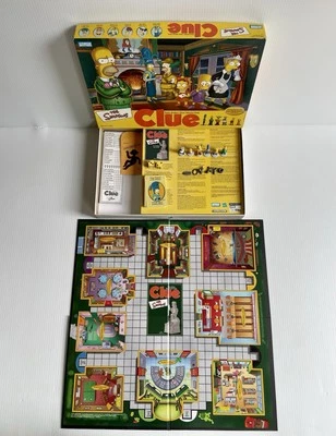 The Simpsons Clue Parker Brother's Classic Detective Game 2nd Ed. 40766 Complete - Image 1 of 4