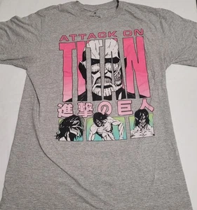 Crunchyroll Final Season Attack On Titan Eren Yeager Rainbow T-shirt Mens M - Picture 1 of 3