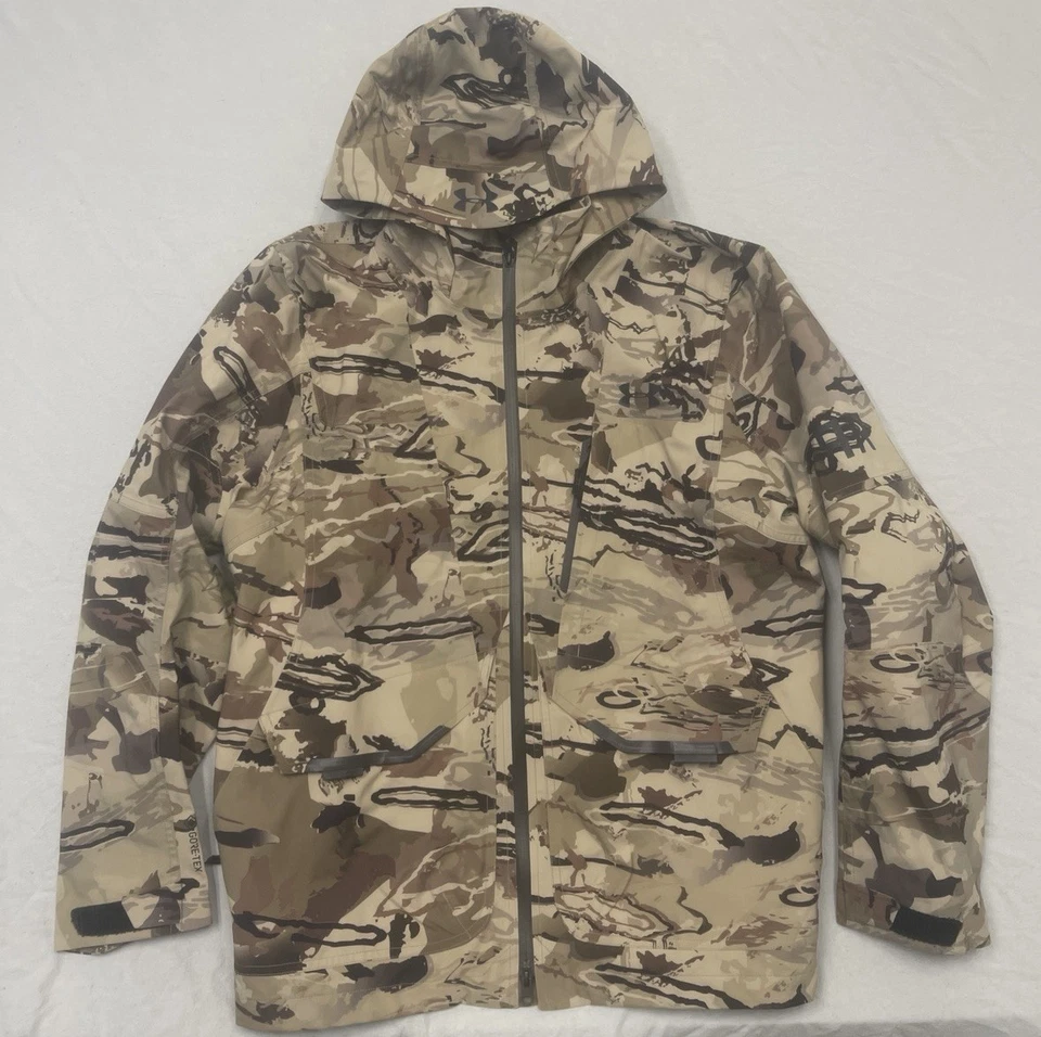 Chaqueta Under Armour Para Hombre Talla Mediana Camuflada Barren Ridge Reaper Gore-Tex Pro Shell Foto 1 de 4