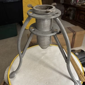 Vintage Christbaumständer Kugel Stil klappbar Metall - ich denke Aluminium - Bild 1 von 12