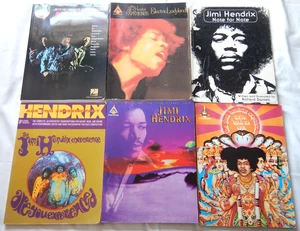 Lot--6 Jimi Hendrix Songbooks - Picture 1 of 14