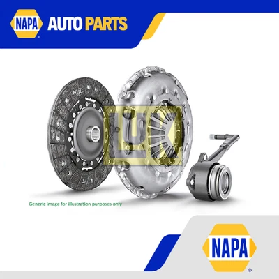 Clutch Kit 3pc (Cover+Plate+CSC) fits VW BORA 1J2, 1J6 1.8 2.3 2.8 1.9D 98 to 05 - Image 1 of 4