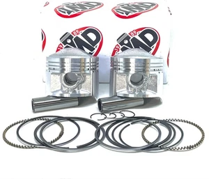 Suzuki GS400 GS400E 12111-45002-050 Piston Kits (2) +0.50mm / 65.50mm - Picture 1 of 1