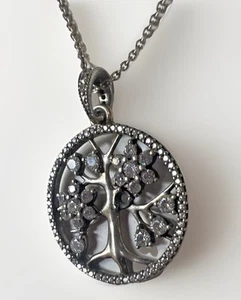 Sterling Silver Authentic Pandora tree of life necklace - Retired Authentic - Picture 1 of 12
