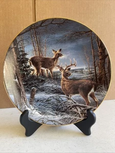 TERRY REDLIN 1980 Collector Plate 8" "Night Watch" mit Zertifikat, OHNE BOX - Bild 1 von 7