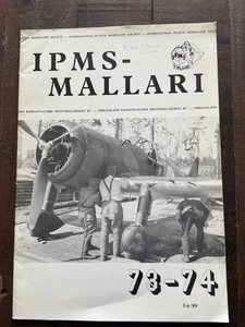 IPMS Finland Mallari Magazine Number 73-74 1989 PB (Fokker DXXI etc) RARE - Imagen 1 de 5