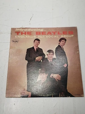 Introducing…The Beatles Englands No. 1 Vocal Group Vee Jay Viny Record LP 1062 - Image 1 of 4