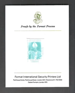 Liberia 1999 USA UN Summit Italy Vatican Holy See Pope John Paul II Proof MNH - Picture 1 of 2