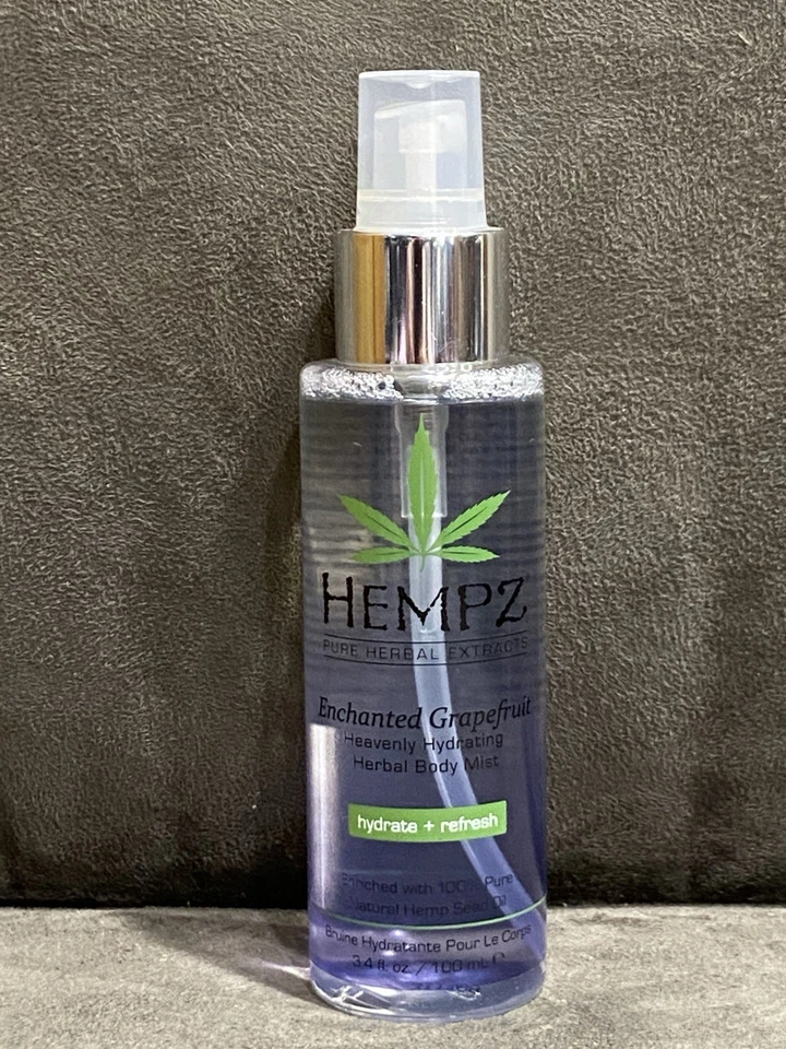 HEMPZ ENCHANTED GRAPEFRUIT HEAVENLY HYDRATING HERBAL BODY MIST - 3.4 OZ  - NEW! - Image 1 of 4