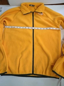 The North Face Fleece Up Zip Women's XL Yellow Long Sleeve - Picture 1 of 9