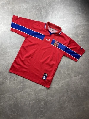 Vintage Czech Republic Puma Football Shirt XL 2000s Euro Soccer Jersey Red Blue - Image 1 of 4