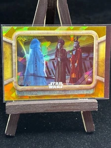 Dark Lords Political Tactics /50 Topps Star Wars Sapphire Phantom EP-1 2024 #22 - Picture 1 of 3